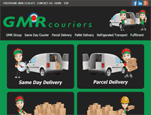 Tablet Screenshot of gmrcouriers.com